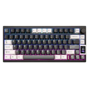 YUNZII AL80 75% Aluminum LCD Mechanical Keyboard (Black)