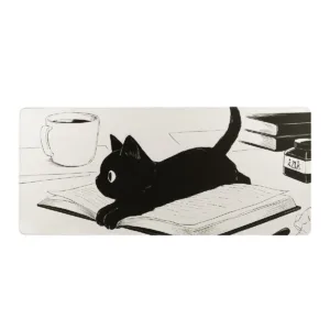 YUNZII Full Size Desk Mat 900x400x3mm Cat Mousepad