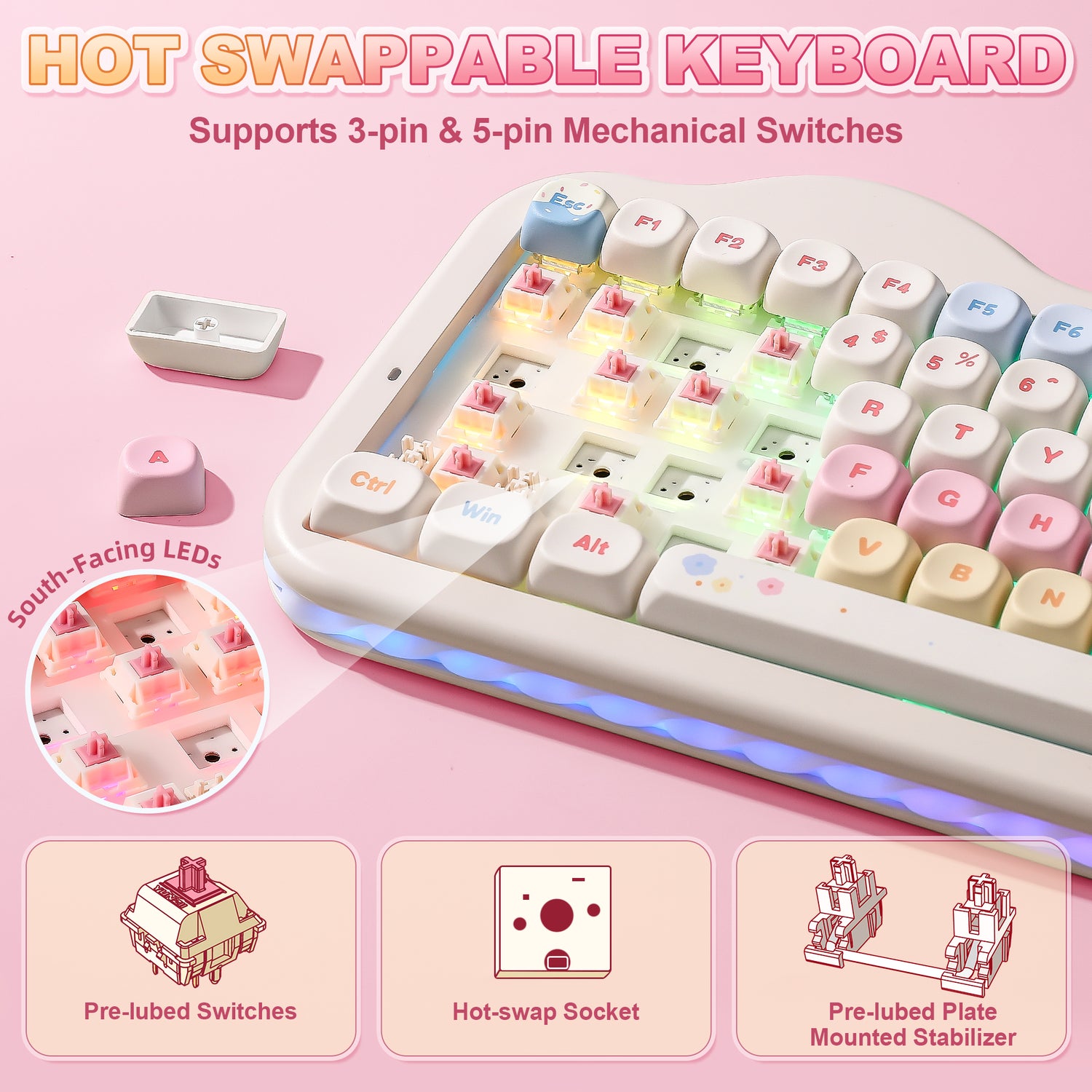 C75 Hot Swappable Keyboard