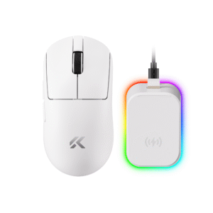 MCHOSE A7 V2 Series Lightweight All-round Wireless Gaming Mouse (White)