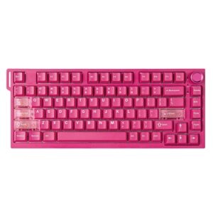 YUNZII RT75 PRO Dual-8K Rapid Trigger Wireless Gaming Magnetic Keyboard (Pink)